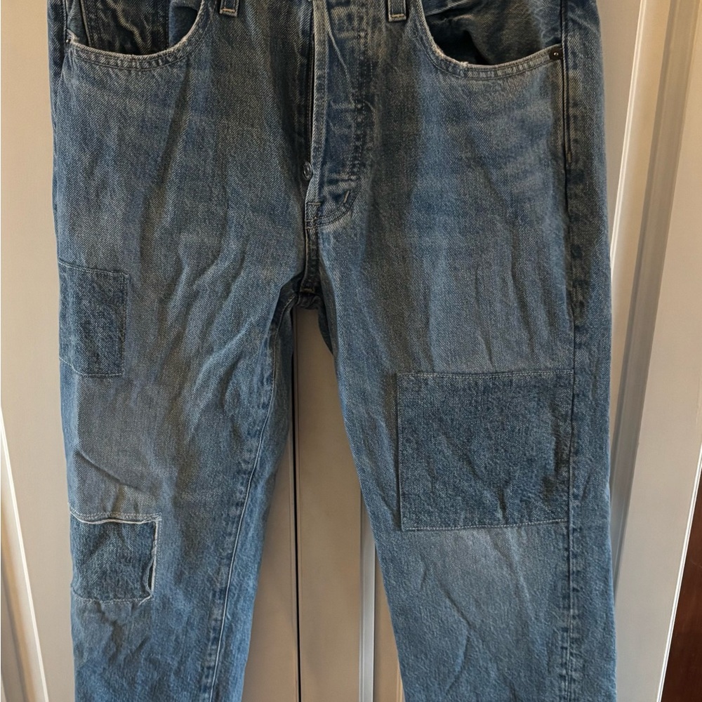 Edwin- Kali Patchwork Ankle Jeans - image 4